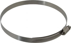 IDEAL TRIDON - SAE Size 88, 5-1/16 to 6" Diam, Stainless Steel Lined Worm Drive Clamp - Material Grade 316 - A1 Tooling