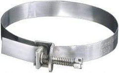 IDEAL TRIDON - SAE Size 72, 1 to 5" Diam, Galvanized Steel Adjustable Strap Worm Drive Clamp - A1 Tooling