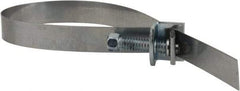 IDEAL TRIDON - SAE Size 48, 1 to 3-1/2" Diam, Galvanized Steel Adjustable Strap Worm Drive Clamp - A1 Tooling