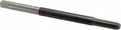 Balax - 3/8-16 UNC H6 Bright Finish High Speed Steel Thread Forming Extension Tap - Bottoming Chamfer, 6" OAL, 1-1/4" Thread Length, 3B Class of Fit, Series BXEXT - Exact Industrial Supply