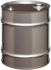 Made in USA - 10 Gallon Cylindrical Stainless Steel Tight Head Drum - 17" High x 14" Diam - A1 Tooling