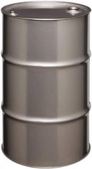 Made in USA - 30 Gallon Cylindrical Stainless Steel Tight Head Drum - 27-1/2" High x 18-1/4" Diam - A1 Tooling