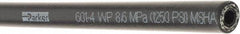 Parker - -4 Hose Size, 1/4" ID, 1,250 psi Work Pressure Hydraulic Hose - 3" Radius, Synthetic Rubber, -40°F to 257°F - A1 Tooling