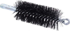 Weiler - 4-1/2" Long x 2" Diam Steel Spiral Brush - Double Spiral, 7-1/2" OAL, 0.012" Wire Diam, 1/4" Shank Diam - A1 Tooling