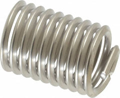 Recoil - 3/8-16 UNC, 3/4" OAL, Free Running Helical Insert - 10 Free Coils, Tanged, Stainless Steel, Bright Finish, 2D Insert Length - A1 Tooling