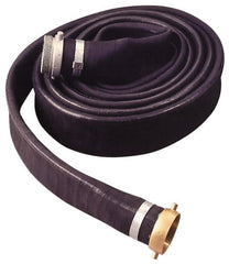 6 Inch Inside x 6-3/8 Inch Outside Diameter, Rubber Liquid Suction and Discharge Hose Black, 50 Ft. Long, 120 psi Working and 240 psi Brust Pressure