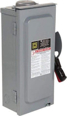 Square D - 30 Amp, 600 VAC/VDC, 3 Pole Nonfused Safety Switch - NEMA 3R, 10 hp at 600 VAC, 15 at 600 VDC (Single Phase), 30 hp at 600 VAC, 15 hp at 600 VDC (Triple Phase) - A1 Tooling