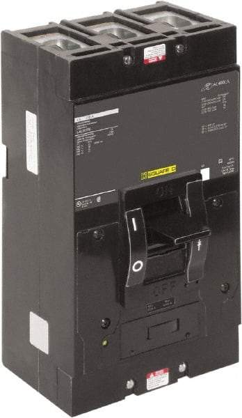 Square D - 350 Amp, 600 V, 3 Pole, Panel Mount Molded Case Circuit Breaker - Thermal Magnetic Trip, Multiple Breaking Capacity Ratings - A1 Tooling