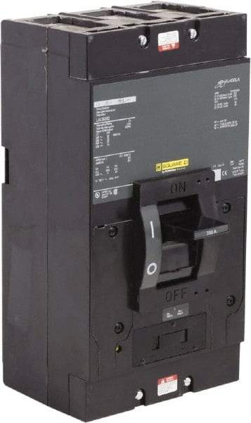 Square D - 200 Amp, 600 V, 3 Pole, Panel Mount Molded Case Circuit Breaker - Thermal Magnetic Trip, Multiple Breaking Capacity Ratings - A1 Tooling