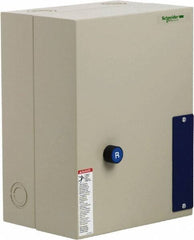 Schneider Electric - 3 Pole, 65 Amp, 120 Coil VAC, Nonreversible Enclosed IEC Motor Starter - 1 Phase Hp: 10 at 240 VAC, 5 at 120 VAC, 3 Phase Hp: 20 at 208 VAC, 20 at 230 VAC, 40 at 460 VAC, 50 at 575 VAC - A1 Tooling