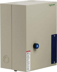 Schneider Electric - 3 Pole, 50 Amp, 120 Coil VAC, Nonreversible Enclosed IEC Motor Starter - 1 Phase Hp: 3 at 120 VAC, 7.5 at 240 VAC, 3 Phase Hp: 15 at 208 VAC, 15 at 230 VAC, 40 at 460 VAC, 40 at 575 VAC - A1 Tooling