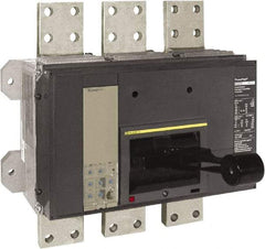 Square D - 2500 Amp, 600 VAC, 3 Pole, Panel Mount Molded Case Circuit Breaker - Electronic Trip, Multiple Breaking Capacity Ratings, 3/0 AWG - A1 Tooling