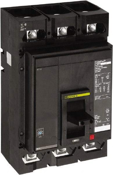 Square D - 800 Amp, 3 Pole, Panel Mount Molded Case Circuit Breaker - Electronic Trip, Multiple Breaking Capacity Ratings - A1 Tooling