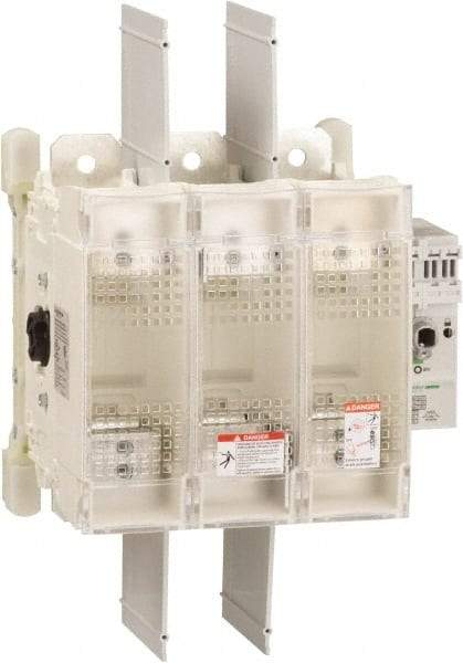 Schneider Electric - 3 Pole, 600 Volt, 400 Amp, Pressure Plate Fuse Holder - Compatible with J Class, 259mm Wide Fuse - A1 Tooling