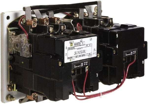 Square D - 3 Pole, 208 Coil VAC at 60 Hz, 90 Amp NEMA Contactor - Open Enclosure, 60 Hz at 208 VAC - A1 Tooling