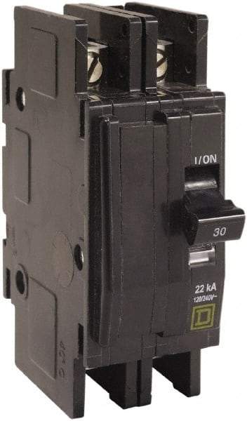 Square D - 25 Amp, 240 VAC, 2 Pole, Panel Mount Miniature Circuit Breaker - 14-2 AWG - A1 Tooling