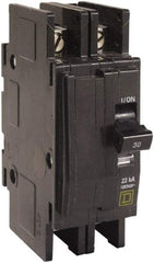 Square D - 30 Amp, 240 VAC, 2 Pole, Panel Mount Miniature Circuit Breaker - 14-2 AWG - A1 Tooling