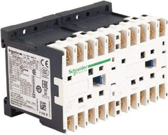 Schneider Electric - 3 Pole, 24 Coil VAC at 50/60 Hz, 12 Amp at 440 VAC, 16 Amp at 690 VAC and 20 Amp at 440 VAC, Reversible IEC Contactor - BS 5424, CSA, IEC 60947, NF C 63-110, RoHS Compliant, UL Listed, VDE 0660 - A1 Tooling