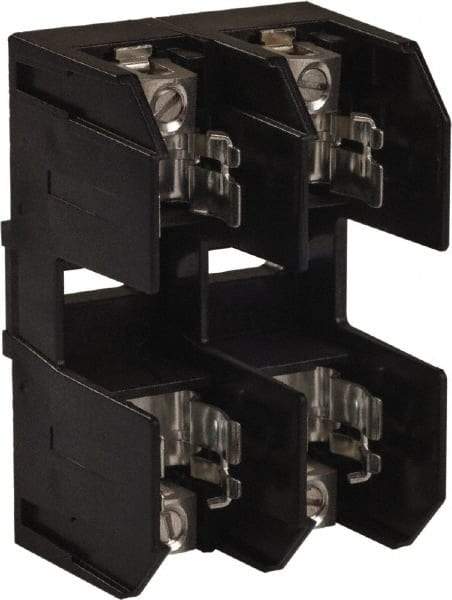 Square D - 2 Pole, 600 Volt, 30 Amp, DIN Rail Mount Fuse Holder - Compatible with J Class Fuse - A1 Tooling