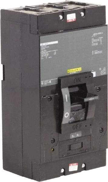 Square D - 400 Amp, 240 V, 3 Pole, Panel Mount Molded Case Circuit Breaker - Thermal Magnetic Trip, 25 kA at 240 VAC Breaking Capacity - A1 Tooling