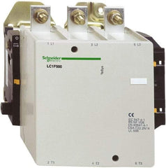 Schneider Electric - 3 Pole, 110 Coil VAC, 500 Amp at 440 VAC, Nonreversible IEC Contactor - Bureau Veritas, CCC, CSA, DNV, EN/IEC 60947-1, EN/IEC 60947-4-1, GL, JEM 1038, LROS, RINA, RMRoS, RoHS Compliant, UL Listed - A1 Tooling