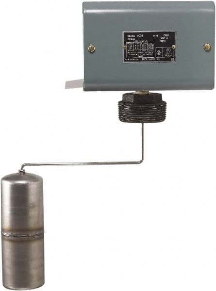 Square D - 1 NEMA Rated, DPST-DB, Float Switch Pressure and Level Switch - 575 VAC, Line-Load-Load-Line Terminal - A1 Tooling