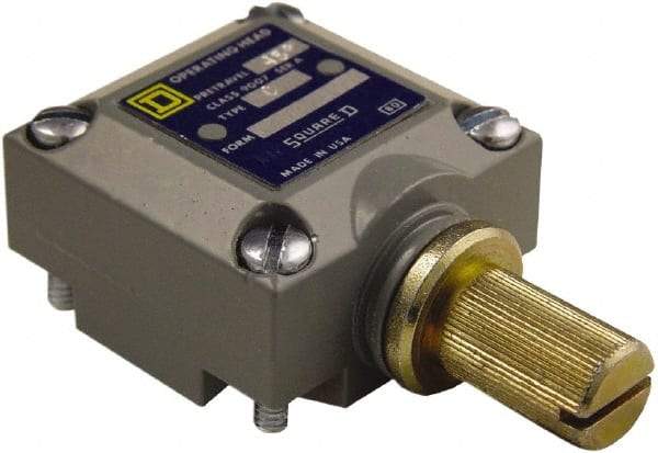 Square D - SPDT, NC/NO, 600 Volt Screw Terminal, Rotary Head Actuator, General Purpose Limit Switch - 1, 2, 4, 6, 12, 13, 6P NEMA Rating, IP67 IPR Rating - A1 Tooling