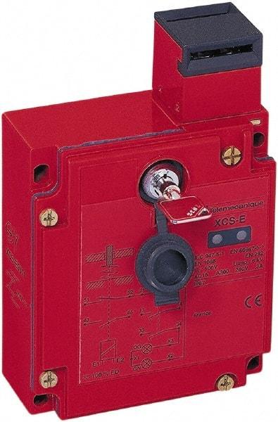 Telemecanique Sensors - 2NO/NC Configuration, 110/240 VAC, Multiple Amp Level, Metal Key Safety Limit Switch - 98mm Wide x 44mm Deep x 146mm High, IP67 Ingress Rating - A1 Tooling