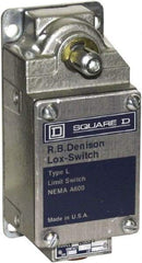 Square D - DPST, 2NO, 600 Volt, Screw Terminal, Rotary Spring Return Actuator, General Purpose Limit Switch - 1, 2, 4, 12, 13 NEMA Rating, IP67 IPR Rating - A1 Tooling