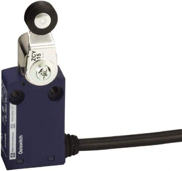 Telemecanique Sensors - DP, NC/NO, 240 VAC, Fixed Cable Terminal, Roller Lever Actuator, General Purpose Limit Switch - IP65 IPR Rating - A1 Tooling