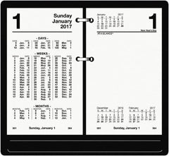 AT-A-GLANCE - 730 Sheet, 3-1/2 x 6", Financial Desk Calendar Refill - White - A1 Tooling