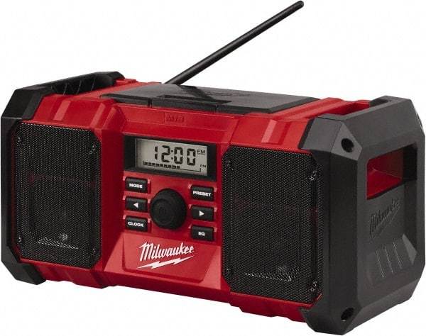 Milwaukee Tool - Backlit LCD Cordless Jobsite Radio - Powered by Battery - A1 Tooling