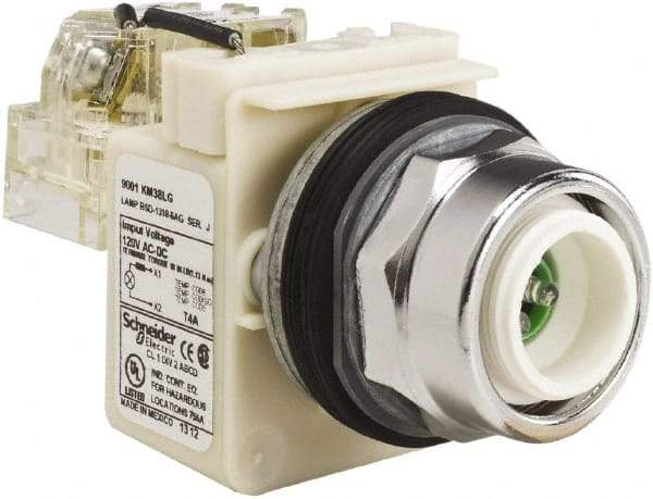 Schneider Electric - 120 VAC LED Indicating Light - Screw Clamp Connector - A1 Tooling