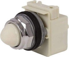 Schneider Electric - 120 VAC White Lens Indicating Light - Screw Clamp Connector - A1 Tooling