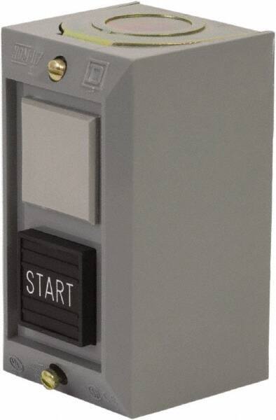 Schneider Electric - 1 Operator, Projecting Pushbutton Control Station - Start (Legend), Momentary Switch, NO Contact, NEMA 1 - A1 Tooling