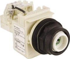 Schneider Electric - 120 V LED Press-to-Test Indicating Light - Round Lens, Screw Clamp Connector, Corrosion Resistant, Dust Resistant, Oil Resistant - A1 Tooling