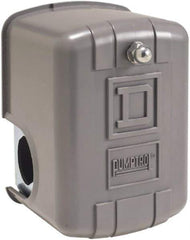 Square D - 1 and 3R NEMA Rated, 20 to 50 psi, Electromechanical Pressure and Level Switch - Adjustable Pressure, 575 VAC, L1-T1, L2-T2 Terminal, For Use with Square D Pumptrol - A1 Tooling