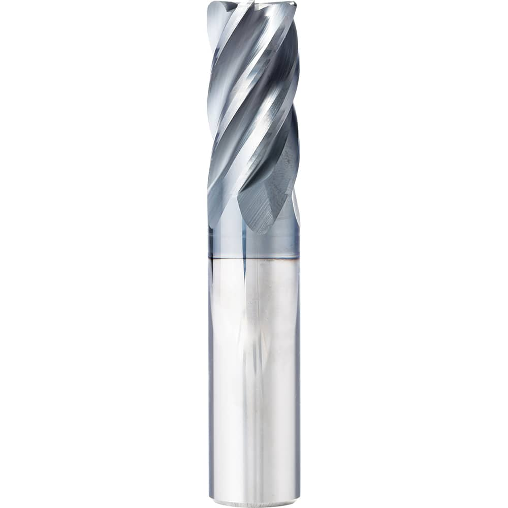 Supermill - 3/4" Diam 5 Flute Solid Carbide 0.125" Corner Radius End Mill - A1 Tooling