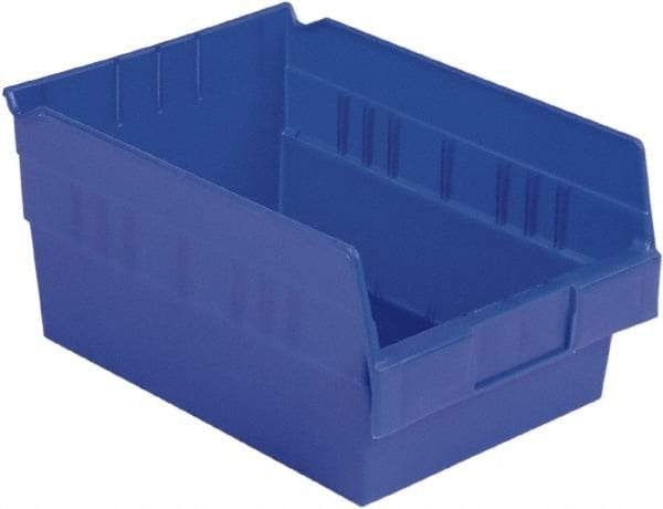 LEWISBins+ - 11-5/8" Deep, Blue Hopper Shelf Bin - 6" High x 8-3/8" Wide x 11-5/8" Long - A1 Tooling