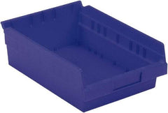 LEWISBins+ - 11-5/8" Deep, Blue Hopper Shelf Bin - 4" High x 8-3/8" Wide x 11-5/8" Long - A1 Tooling