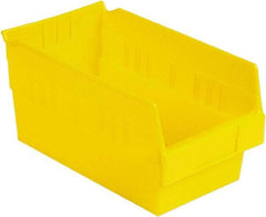 LEWISBins+ - 11-5/8" Deep, Yellow Hopper Shelf Bin - 6" High x 6-5/8" Wide x 11-5/8" Long - A1 Tooling