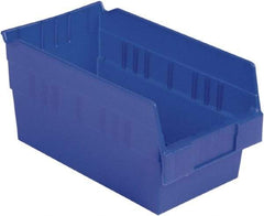 LEWISBins+ - 11-5/8" Deep, Blue Hopper Shelf Bin - 6" High x 6-5/8" Wide x 11-5/8" Long - A1 Tooling