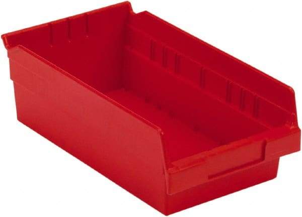 LEWISBins+ - 11-5/8" Deep, Red Hopper Shelf Bin - 4" High x 6-5/8" Wide x 11-5/8" Long - A1 Tooling