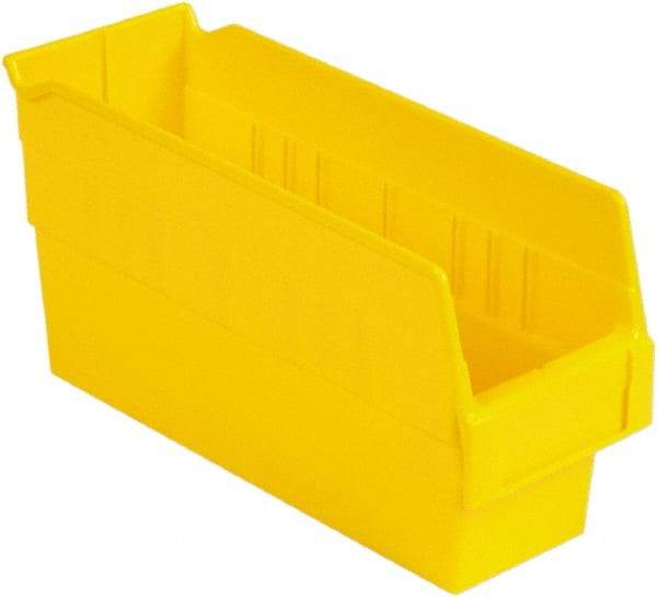 LEWISBins+ - 11-5/8" Deep, Yellow Hopper Shelf Bin - 6" High x 4-1/8" Wide x 11-5/8" Long - A1 Tooling