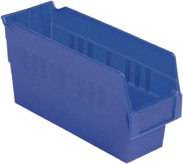 LEWISBins+ - 11-5/8" Deep, Blue Hopper Shelf Bin - 6" High x 4-1/8" Wide x 11-5/8" Long - A1 Tooling