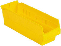 LEWISBins+ - 11-5/8" Deep, Yellow Hopper Shelf Bin - 4" High x 4-1/8" Wide x 11-5/8" Long - A1 Tooling