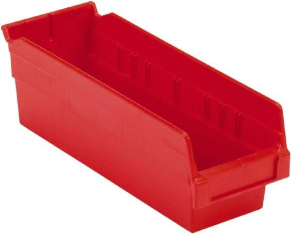 LEWISBins+ - 11-5/8" Deep, Red Hopper Shelf Bin - 4" High x 4-1/8" Wide x 11-5/8" Long - A1 Tooling