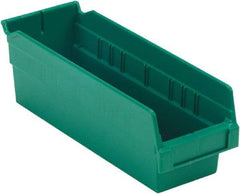 LEWISBins+ - 11-5/8" Deep, Green Hopper Shelf Bin - 4" High x 4-1/8" Wide x 11-5/8" Long - A1 Tooling