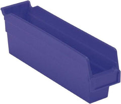 LEWISBins+ - 11-5/8" Deep, Blue Hopper Shelf Bin - 4" High x 2-3/4" Wide x 11-5/8" Long - A1 Tooling