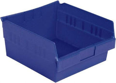 LEWISBins+ - 11-5/8" Deep, Blue Hopper Shelf Bin - 6" High x 11-1/8" Wide x 11-5/8" Long - A1 Tooling